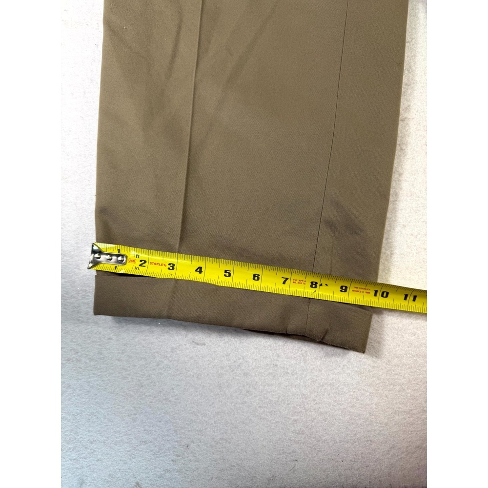 Perry Ellis Portfolio Dress Pants Mens 42/30 Brown Low Waist Office Business - Picture 6 of 16
